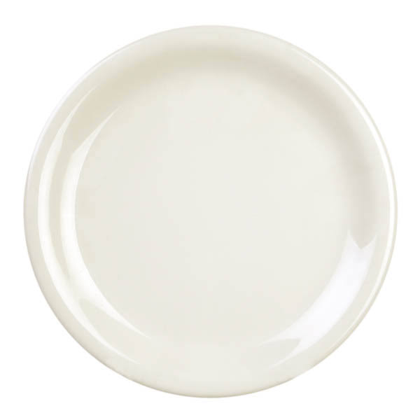 10 1/2x22 Narrow Rim Plate, Melamine, Pack of 6, 2 Packs Y388