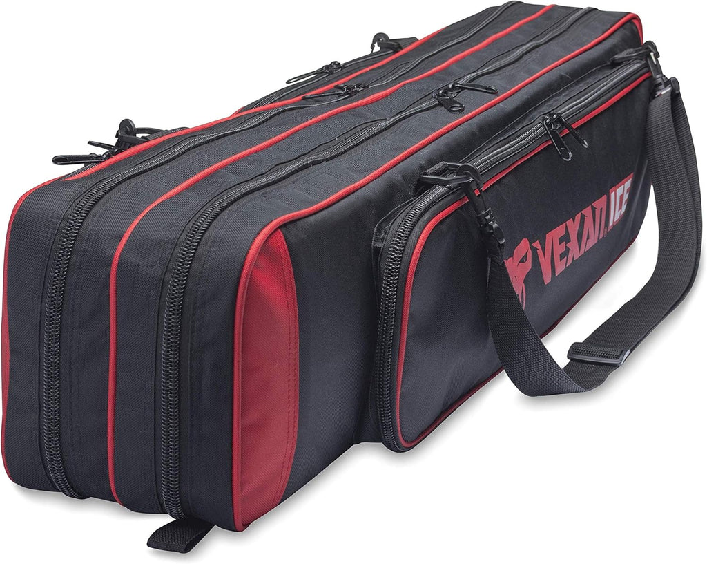 Red 36.5 Soft Case Fishing Rod and Tackle Bag M8310