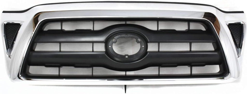 Chrome Shell Black Insert Grille N8599