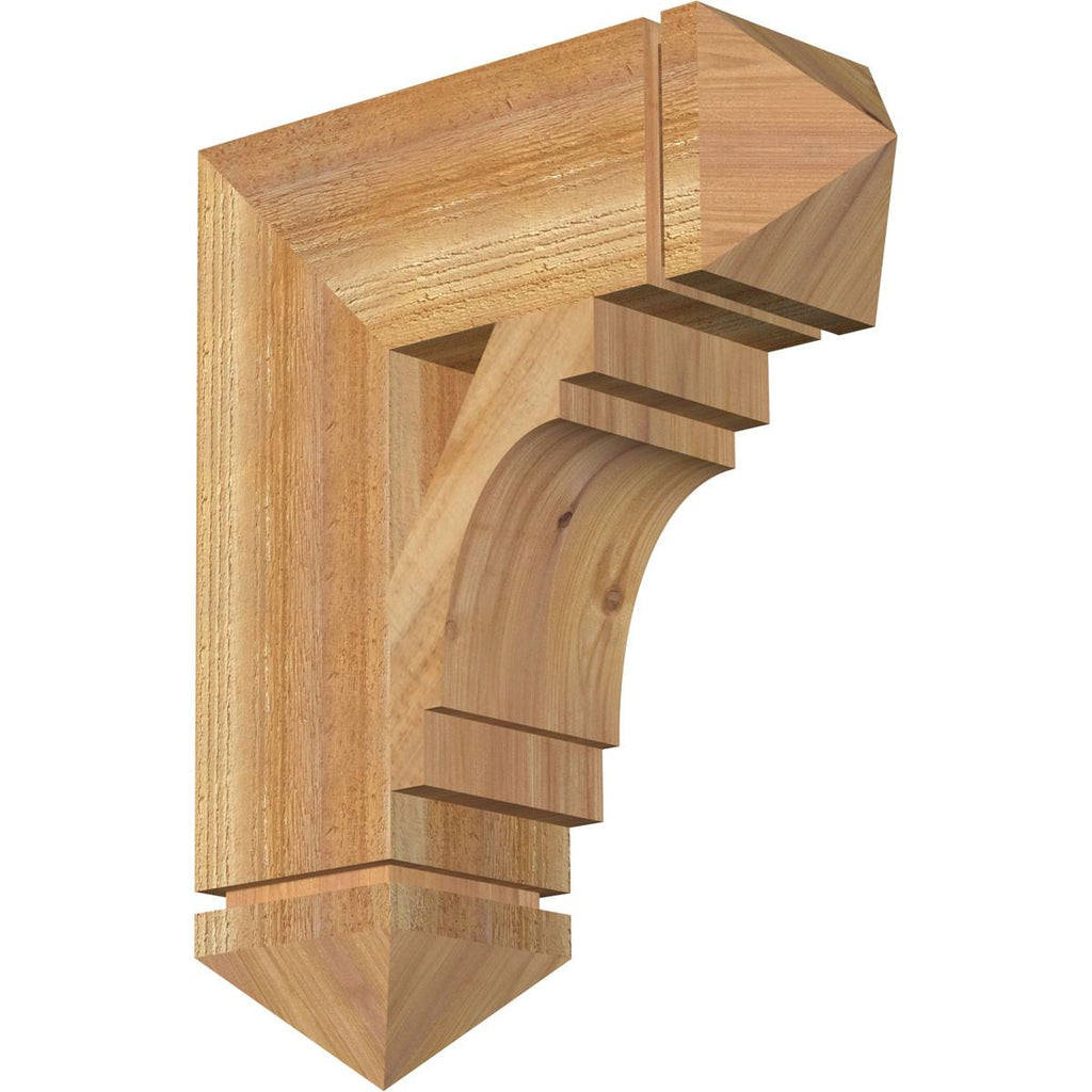 6x22W x 18x22D x 22x22H Rough Sawn Western Red Cedar Bracket G87261