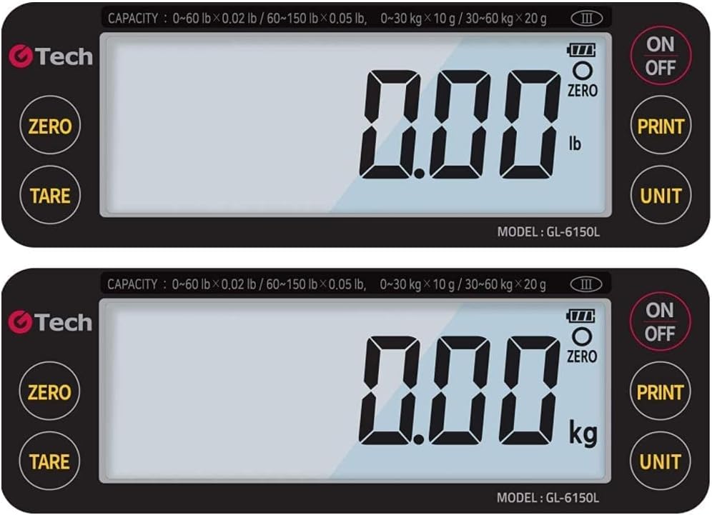 Portable Bench Scale, 500lbs Capacity with Dual Range W268