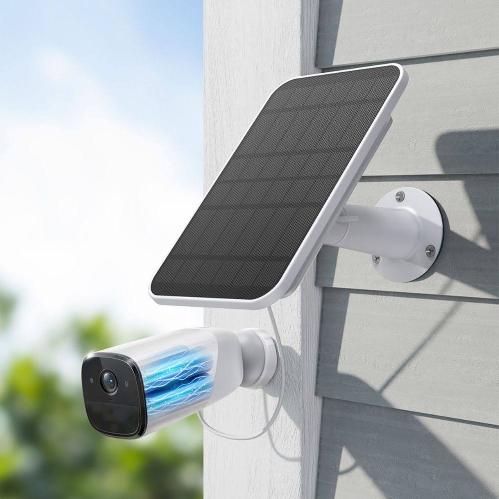 White Solar Panel for Wire-Free Cameras M2923