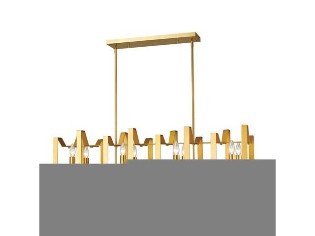 Polished Metallic Gold 8 Light Island Light X5369