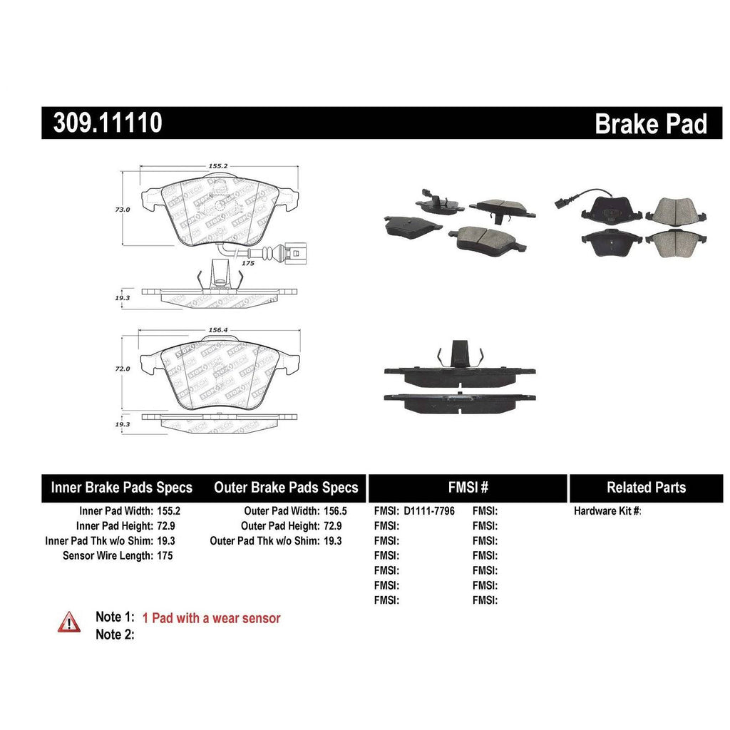 Sport Brake Pads P8590