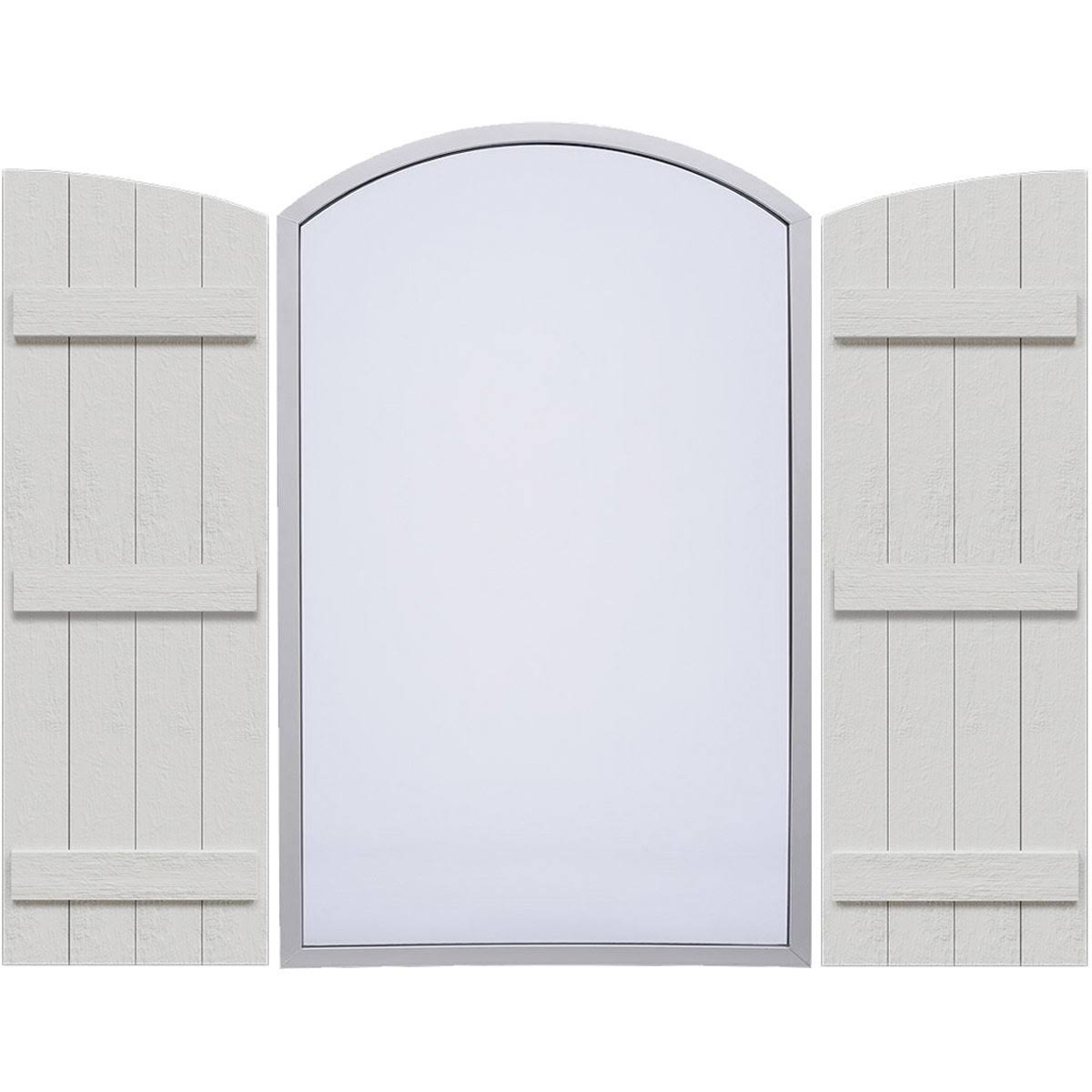 Rustic Faux Wood Shutters F64155