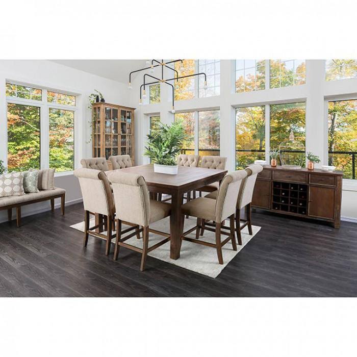 Rustic Oak Counter Ht. Table F411665