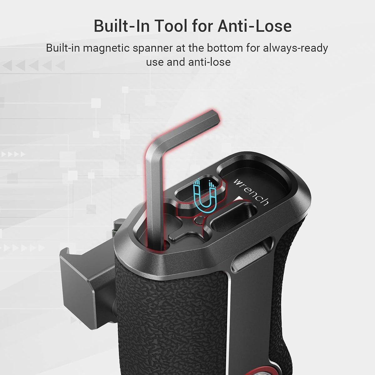 Push-Button Rotating NATO Handle with Built-in NATO Rail L379