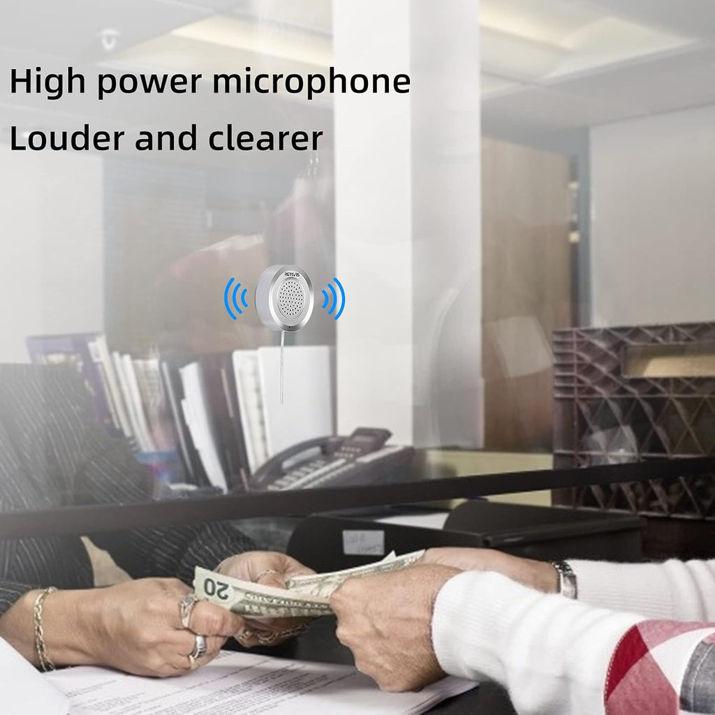 Bank Counter Window Intercom System, Pack of 2 V941
