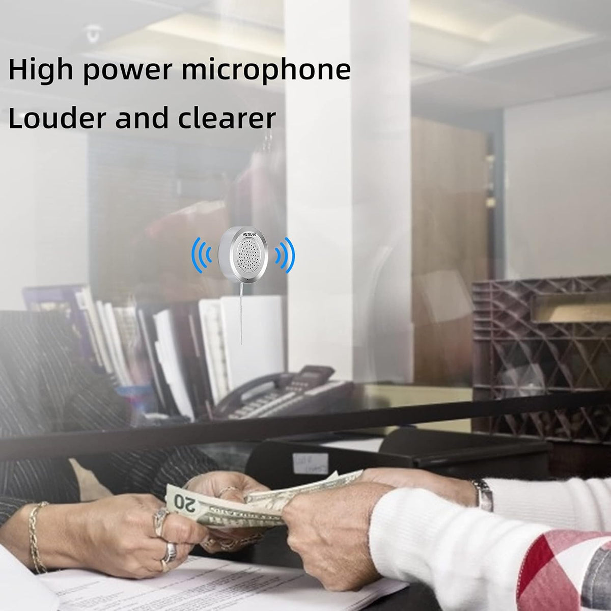 Bank Counter Window Intercom System, Pack of 2 V941