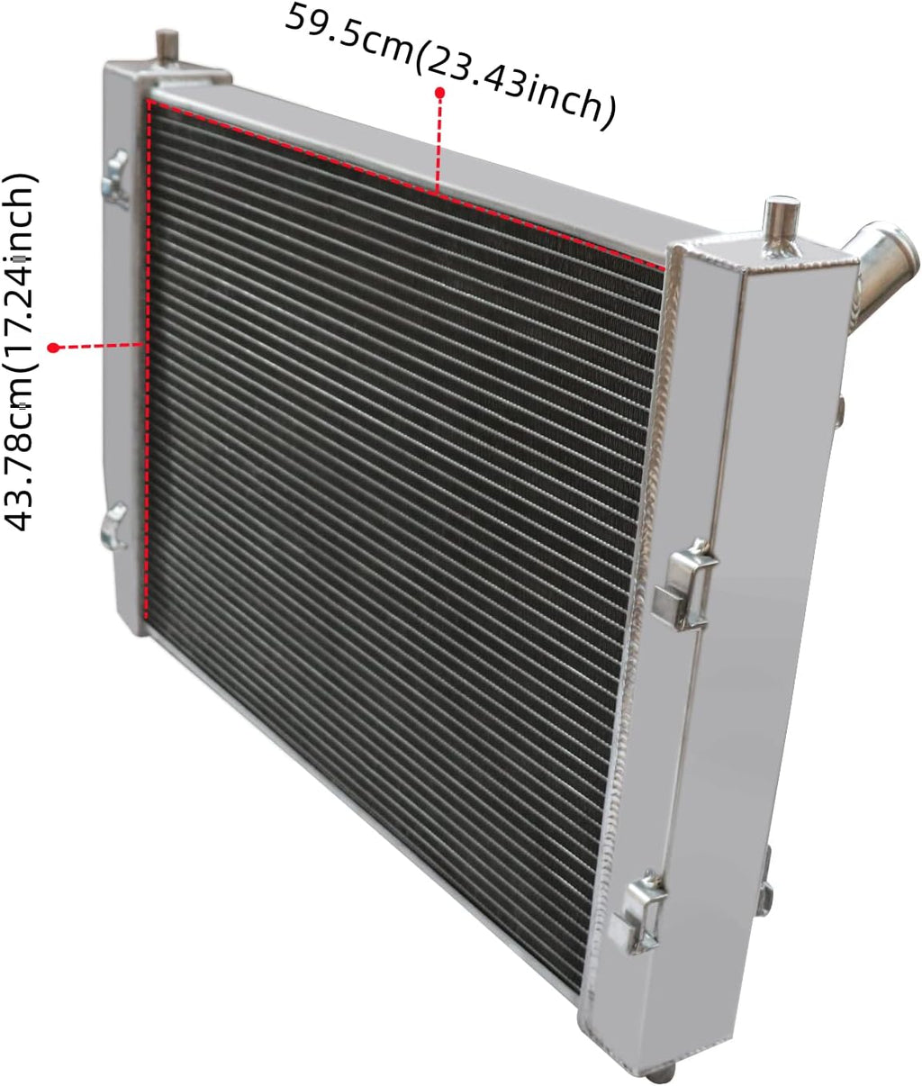 4 Row Radiator Shroud 16'' Fan for Chevy Corvette V8 GAS 2003-2013 H545130