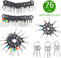 76PCS 52 Sizes Stainless Steel Terminal Removal Tool Kit Q979