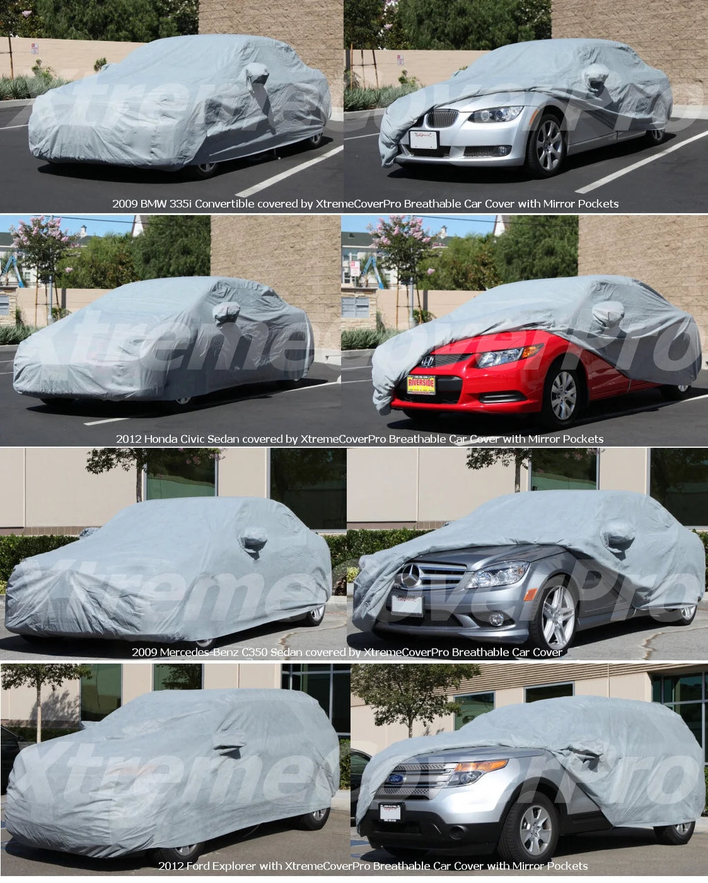 Gray Car Cover X614