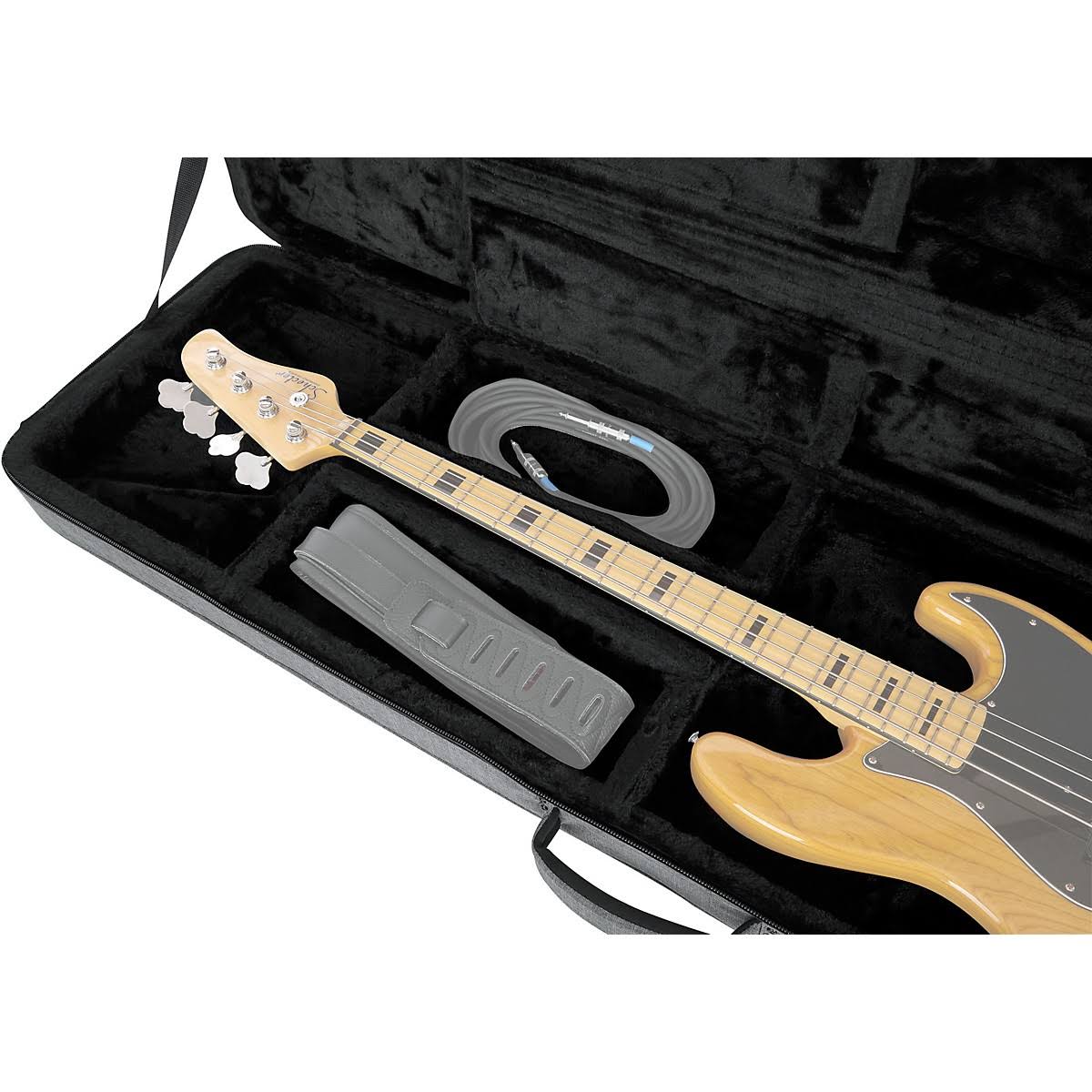 Lightweight Bass Guitar Case - Grey S632171