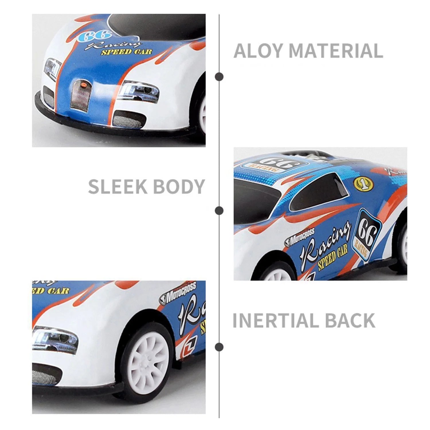 30Pcs Pull Back Toy Cars, Mini Die-Cast Race Cars Vehicles Bulk R828940