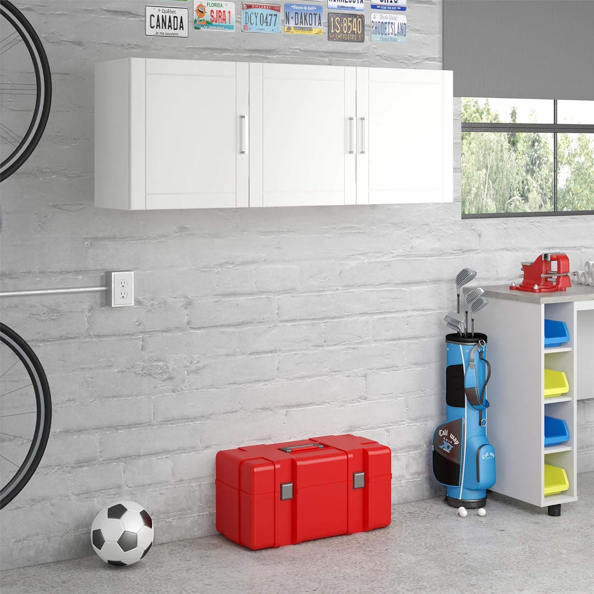 White Utility Storage F150926