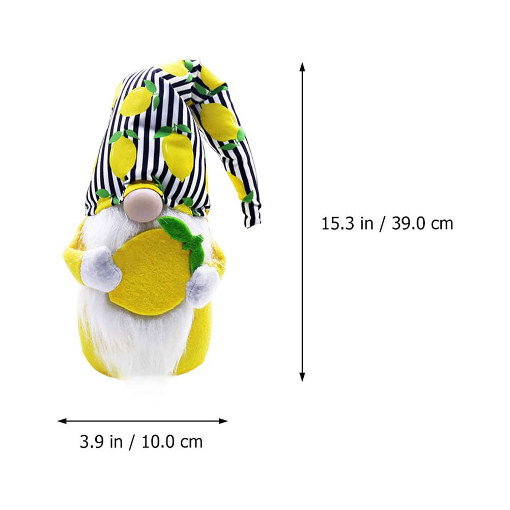 Lemon Faceless Gnome Doll Plush M167