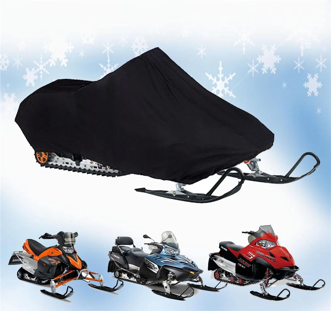 200 Denier All Black Snowmobile Cover T671