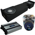 Ford F-150 Extended/Super Cab Truck 2000-2003 Bundled with Dual 12 Custom Sub Box Enclosure & 800W Amplifier P144