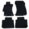 Black Nylon Carpet Car Floor Mats Front Rear 4pcs L69260