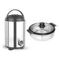 Stainless Steel Thermally Insulated Water Jug 10 Litre & Glass Lid Casserole 2500ml J87521