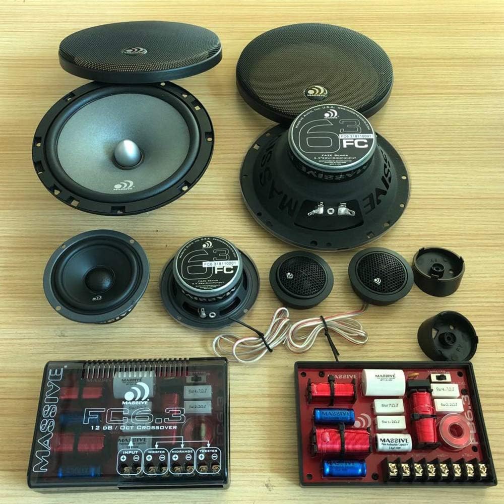 6.5 Inch 3-Way Component Kit Speakers, Pair B33284