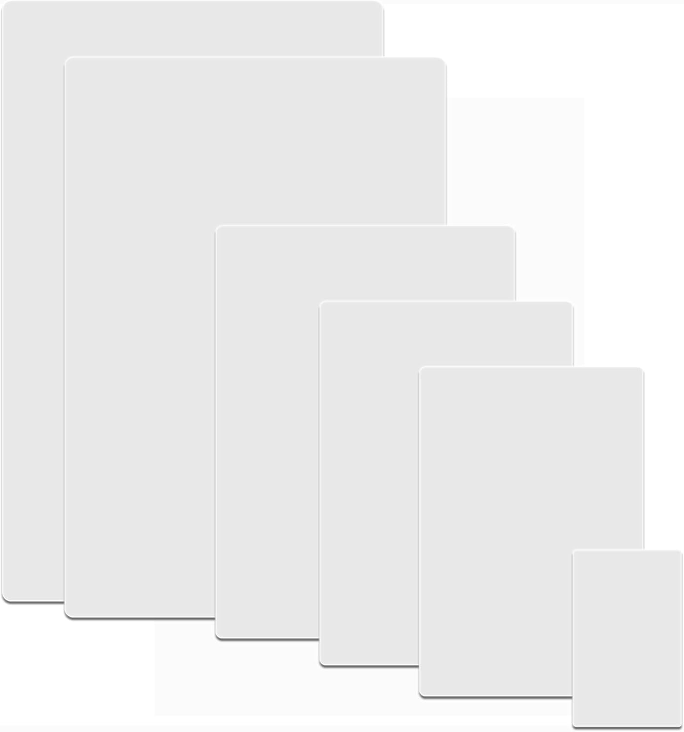 350-Pack Clear Thermal Laminating Pouches, 7 Sizes N66656