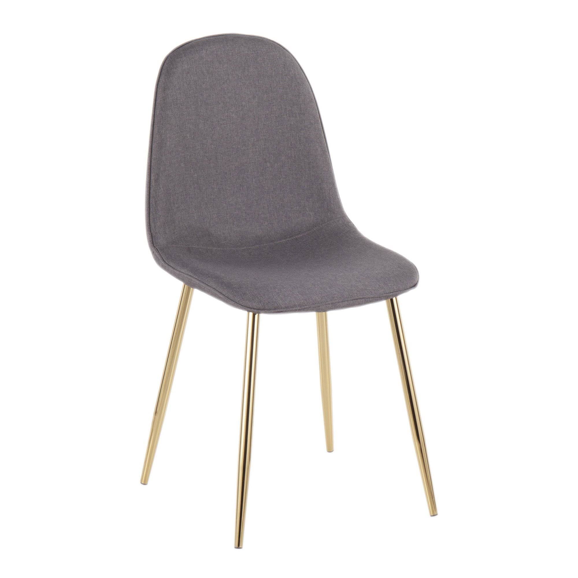 Cream Velvet Pebble Chair Set of 2 C529