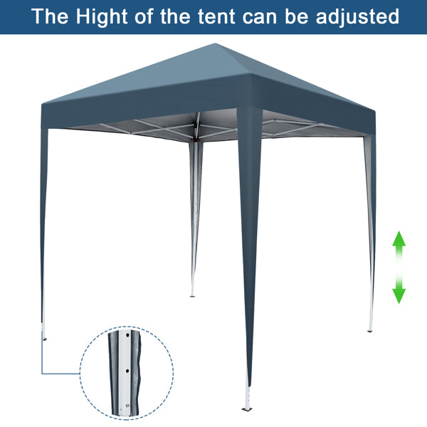 2 x 2m Waterproof Folding Tent Blue V961814