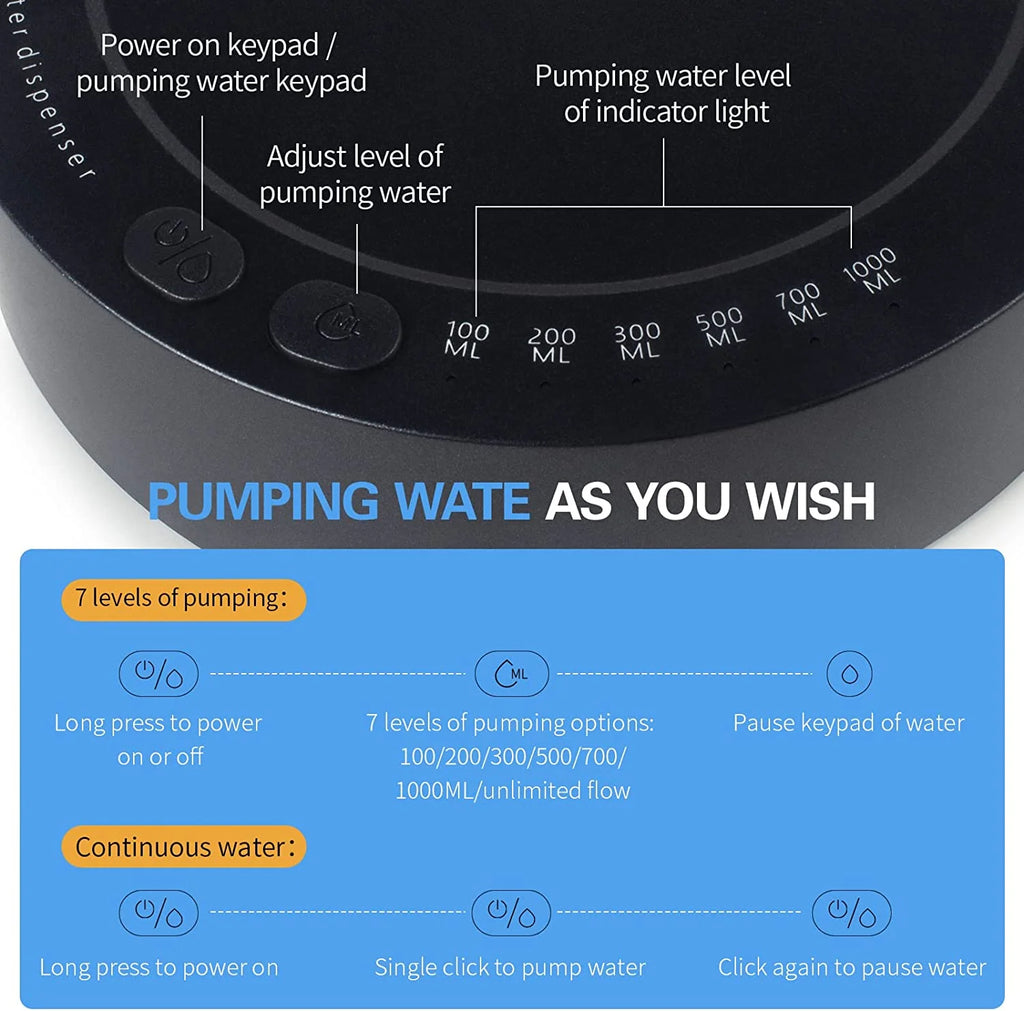 Portable Electric Water Bottle Pump for 5 Gallon & Universal Bottles A55287