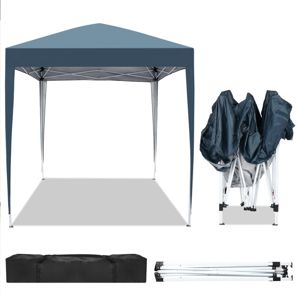 2 x 2m Waterproof Folding Tent Blue V961814