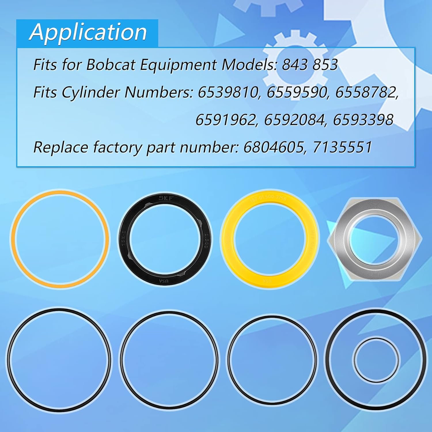 Tilt Hydraulic Cylinder Seal Kit M8600