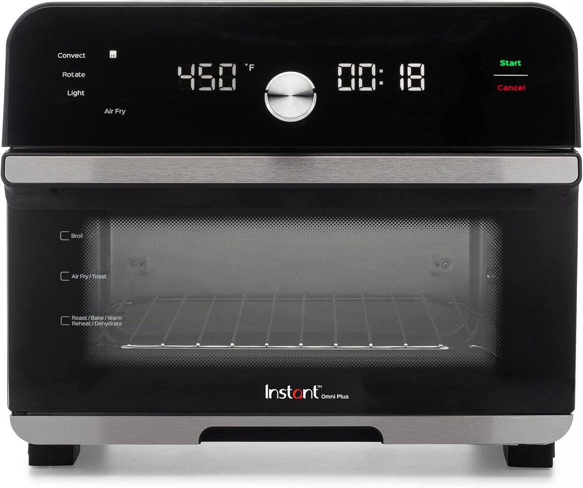 14-in-1 Air Fryer Convection Toaster Oven Combo with Rotisserie, Dehydrator, Broiler, 18-Liter I128