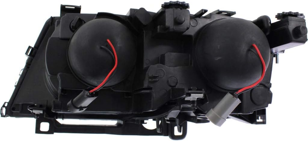 Passenger Side Halogen Headlight Assembly with Bulbs J430