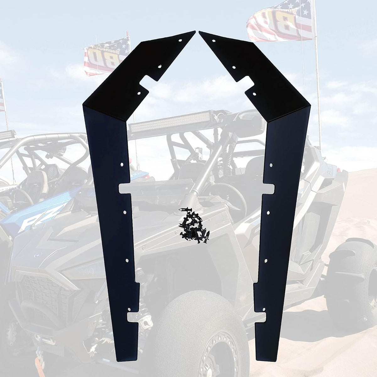 Tinted 1/4 Inch Polycarbonate Lower Door Valance X865