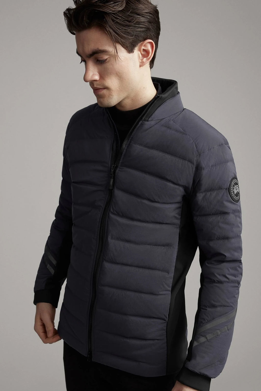 Navy Down Bomber Jacket T32545