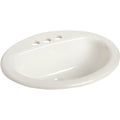 Oval Drop-In Bathroom Sink D41643