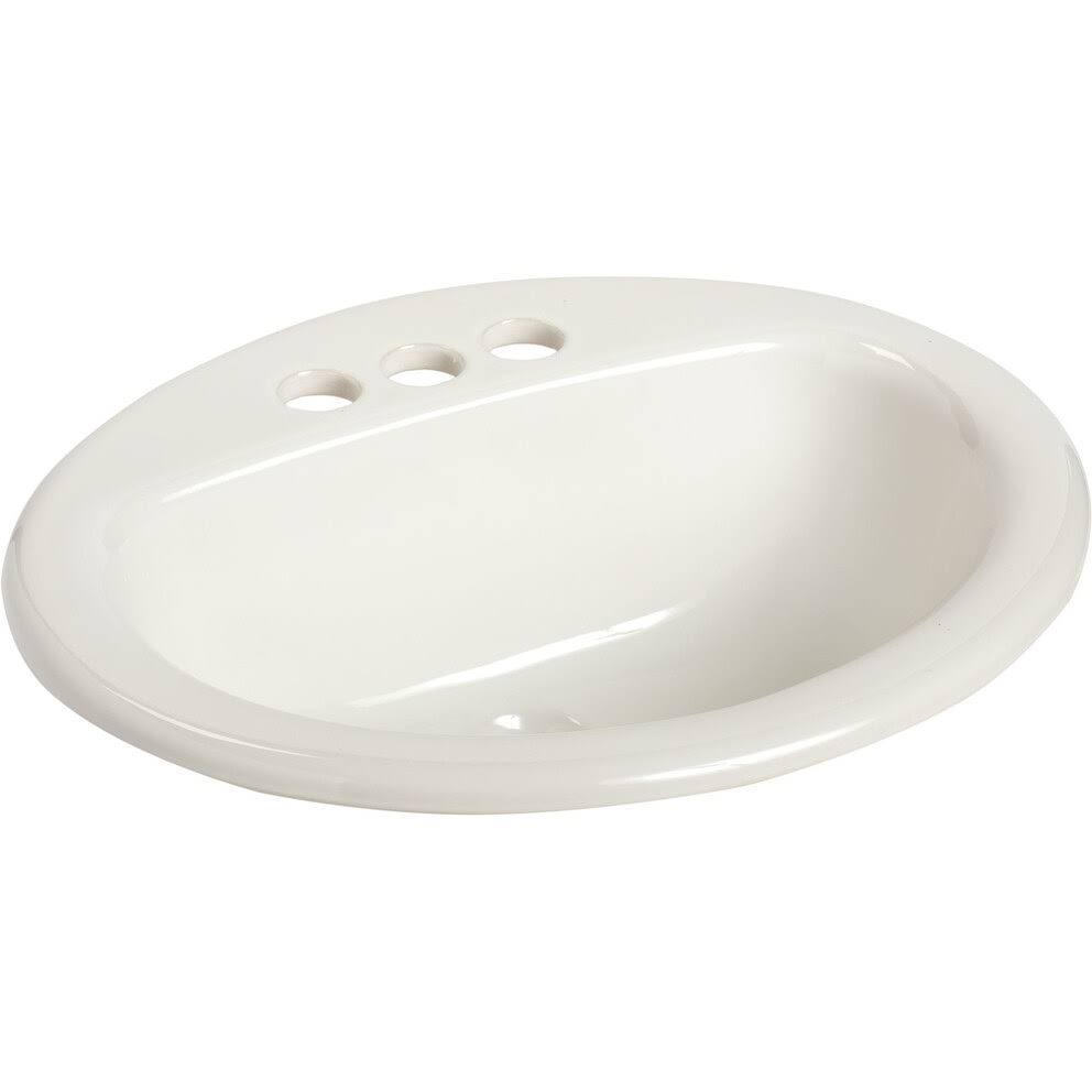 Oval Drop-In Bathroom Sink D41643