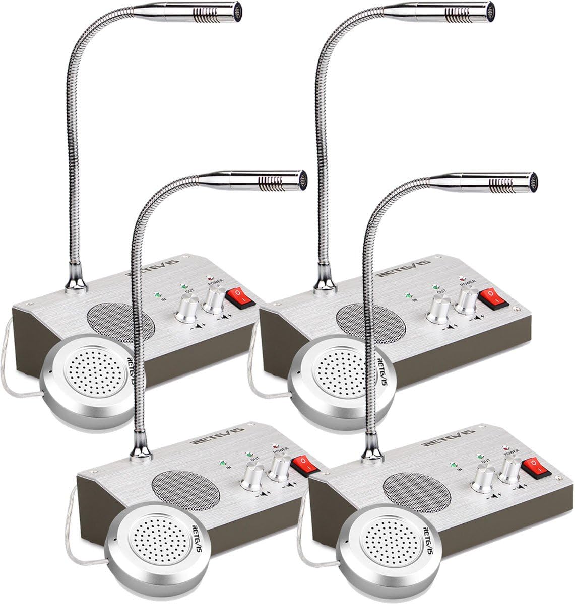 Bank Counter Window Intercom System, Pack of 2 V941