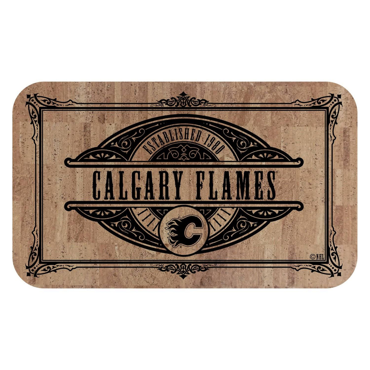 Calgary Flames Cork Comfort Mat 18x22 x 30x22 U324729