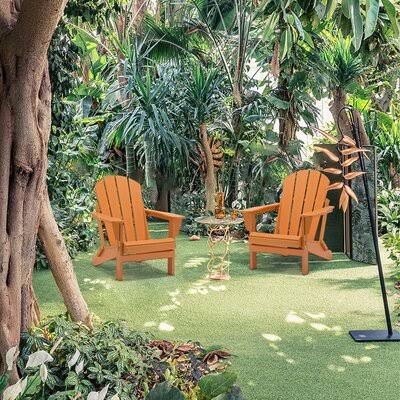 Orange Folding Adirondack Chair J987