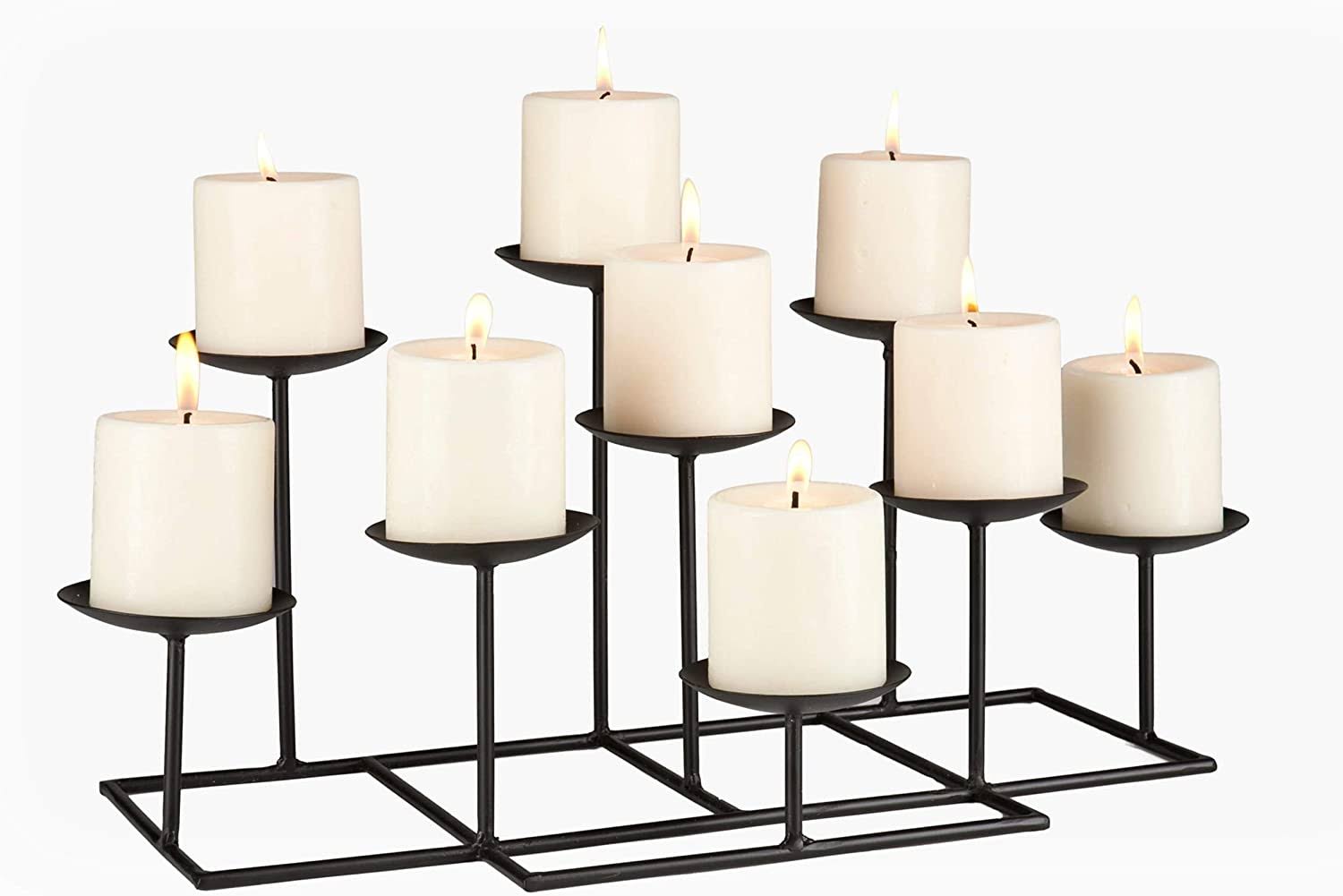 Black Transitional Metal Candelabra P708428