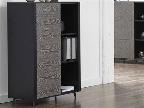 Grey Ash / Black Bookcase K799848