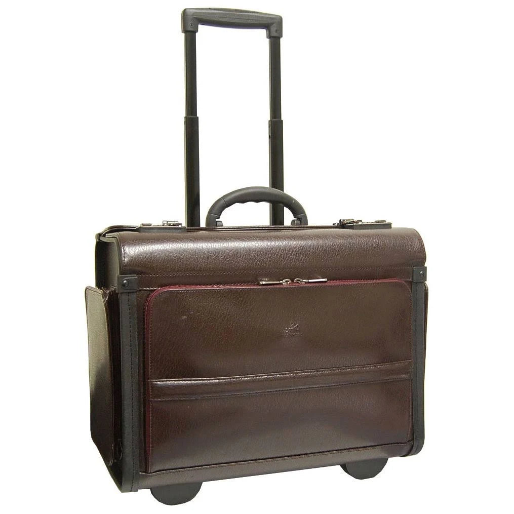Black Wheeled Laptop Catalog Case Y5104