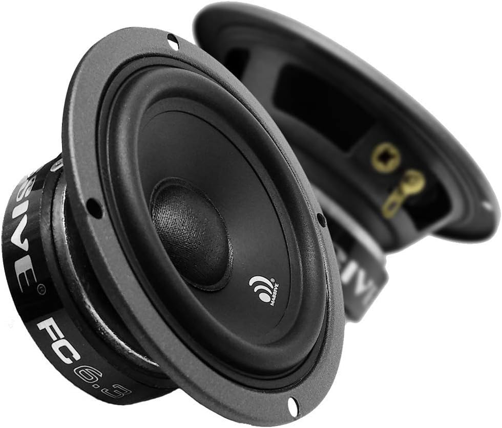 6.5 Inch 3-Way Component Kit Speakers, Pair B33284