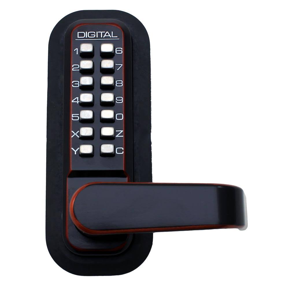 Oil Rubbed Bronze Mechanical Keyless Combination Lever O31641