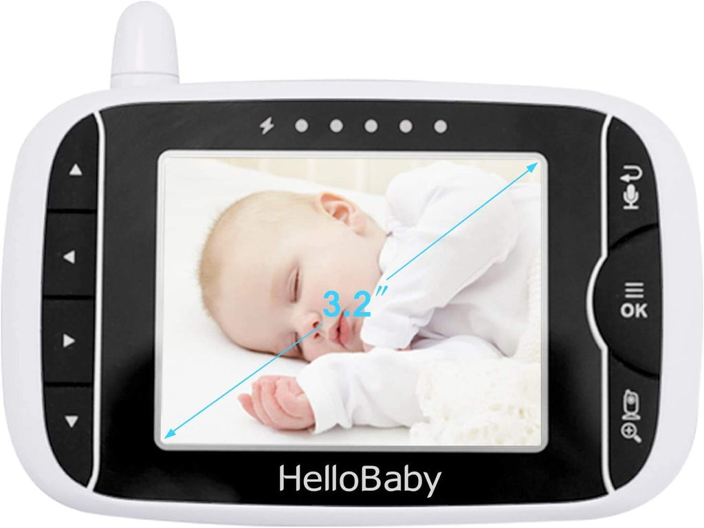 Video Baby Monitor with Camera and Audio, Night Vision, Talk Back, 960ft Range, Pack of 2 C13654