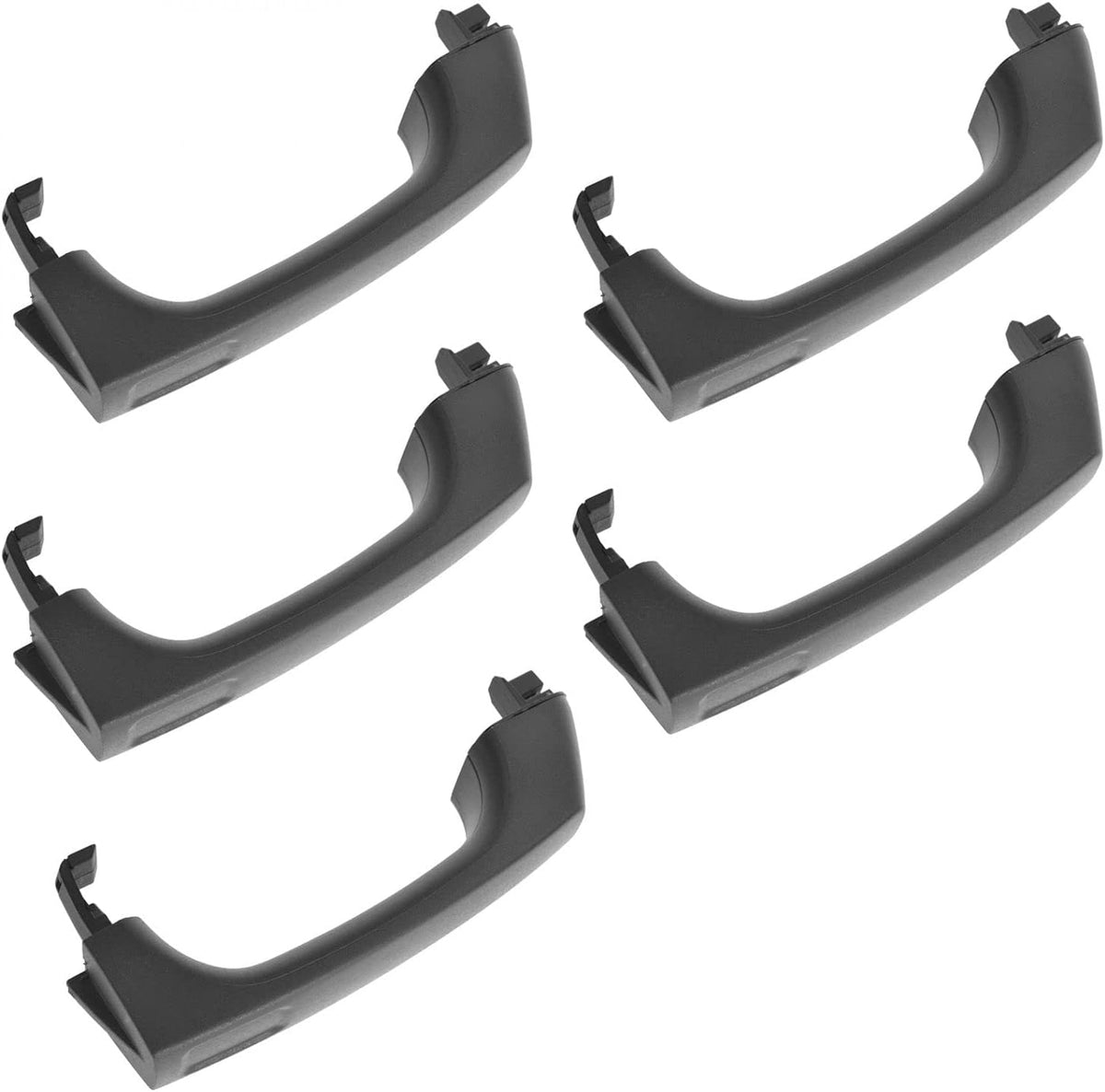 Black Exterior Door Handle Set of 5 C41276