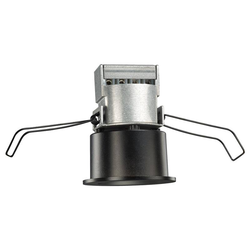 Recessed Lighting 2-1/4x22 Mini LED Downlight, 4000K, 90 CRI, Narrow Flood Beam Spread, Black T395441