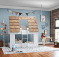 Twin Bunk Bed House T264