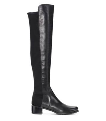 Black Nappa Leather Over-The-Knee Boots H320806